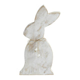 Spring In Bloom Wooden Upright Bunny Silhouette w/ Twine 13.75"-Lange General Store