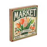 Spring Market Flowers Sale Block Sign-Lange General Store