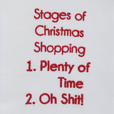 Stages of Christmas Shopping Dishtowel-Lange General Store