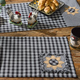 Stanton Black Sunflower Placemats-Lange General Store