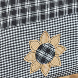 Stanton Black Sunflower Table Runner-Lange General Store