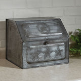 Star Metal Bread Box - Galvanized-Lange General Store