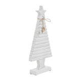 Starbright Distressed White Wooden Tree-Lange General Store