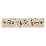 Stars & Stripes Wooden Sign-Lange General Store