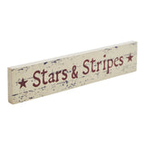 Stars & Stripes Wooden Sign-Lange General Store