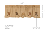 Stratford Burlap Valance