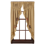 Stratton Burlap Prairie Curtains-Lange General Store