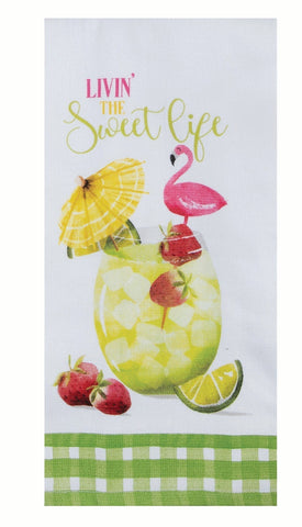 Summer Sippin' Sweet Life Terry Towel-Lange General Store