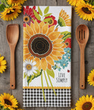 Sunflower Charm Terry Towel-Lange General Store