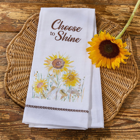 Sunflower Fields Dishtowel-Lange General Store