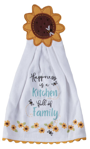 Sunflower Hang-Ups Kitchen Towel-Lange General Store