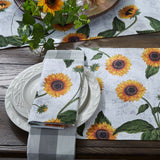 Sunflower Toile Napkins-Lange General Store