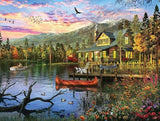 Sunset Cabin Puzzle-Lange General Store