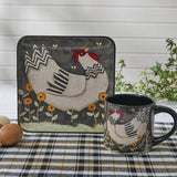 Sussex Hen Salad Dessert Plate Set-Lange General Store