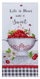 Sweet Cherry Colander Terry Towel-Lange General Store