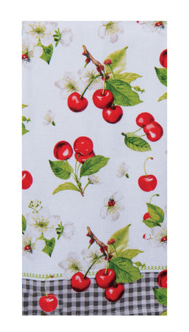 Sweet Cherry Toss Terry Towel-Lange General Store