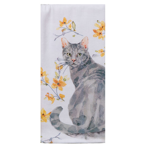 Sweet Home Cat Terry Towel-Lange General Store