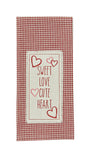 Sweet Love Applique Towel-Lange General Store