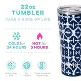 Swig Indigo Isles Tumbler, 22oz.-Lange General Store