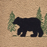 Tan Black Bear Bath Towels-Lange General Store