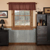 Tartan Red Plaid Valance - Lange General Store