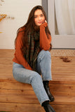 Taylor Plaid Scarf - Green-Lange General Store