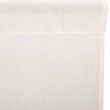 Templeton Tobacco Cloth Antique White Fringed Short Panel Curtains-Lange General Store