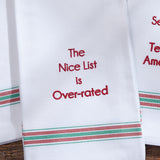 The Nice List is Over-rated Dishtowel-Lange General Store