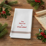 The Nice List is Over-rated Dishtowel-Lange General Store