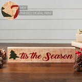 Tis The Season Block Sign-Lange General Store