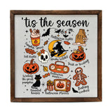 Tis the Season Halloween Collage Sign 10x10-Lange General Store