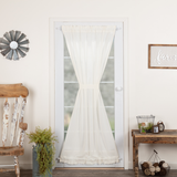 Tobacco Cloth Antique White Door Panel Curtain-Lange General Store