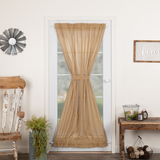 Tobacco Cloth Khaki Door Panel Curtain-Lange General Store