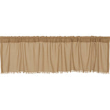 Tobacco Cloth Khaki Valance 72"-Lange General Store