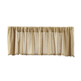 Tobacco Cloth Khaki Valance 72"-Lange General Store