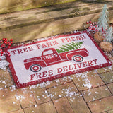 Tree Farm Truck Door Mat-Lange General Store