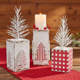 Tree Pillar Candle Holder Set-Lange General Store