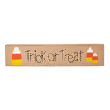 Trick Or Treat Candy Corn Sign-Lange General Store