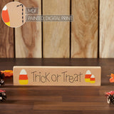 Trick Or Treat Candy Corn Sign-Lange General Store