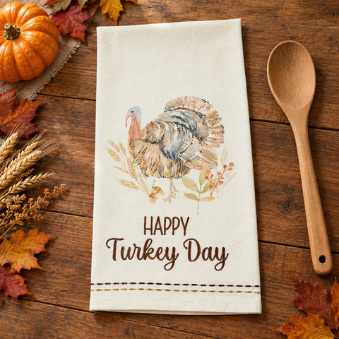 Turkey Day towel lifestyle image
