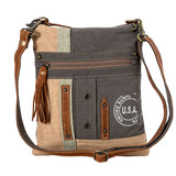 USA Canvas Patch Crossbody Bag-Lange General Store