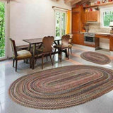 Uniquely Yours Collection Braided Rugs - Oval-Lange General Store