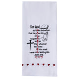 Valentine John 3:16 Dishtowel-Lange General Store