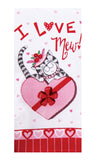 Valentine Love Mew Terry Towel-Lange General Store