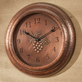 Copper Pine Wall Clock