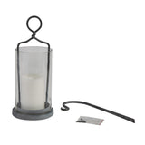 Vintage Iron Hook Hanging Pillar Candle Holders