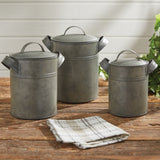 Vintage Milk Can Canister Set-Lange General Store