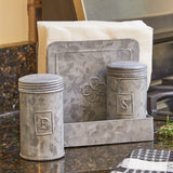 Vintage Napkin Holder & Shaker Caddy-Lange General Store