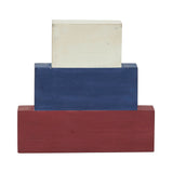 Vintage Old Glory w/Flag Block Sign-Lange General Store