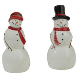 Vintage Snowman Salt & Pepper Shaker Set-Lange General Store